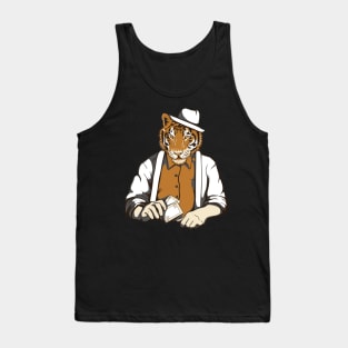 Poker tiger Tank Top